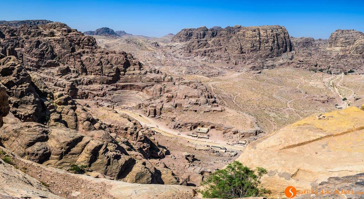 Vista Panorámica de Teatro, Petra, Jordania | Visitar Petra en 1 o 2 días Vista Panorámica de Teatro, Petra, Jordania | Visitar Petra en 1 o 2 días