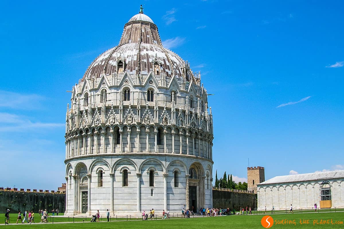 El Baptisterio, Plaza de los Milagros, Pisa, Italia | Que hacer en Pisa en un día El Baptisterio, Plaza de los Milagros, Pisa, Italia | Que hacer en Pisa en un día