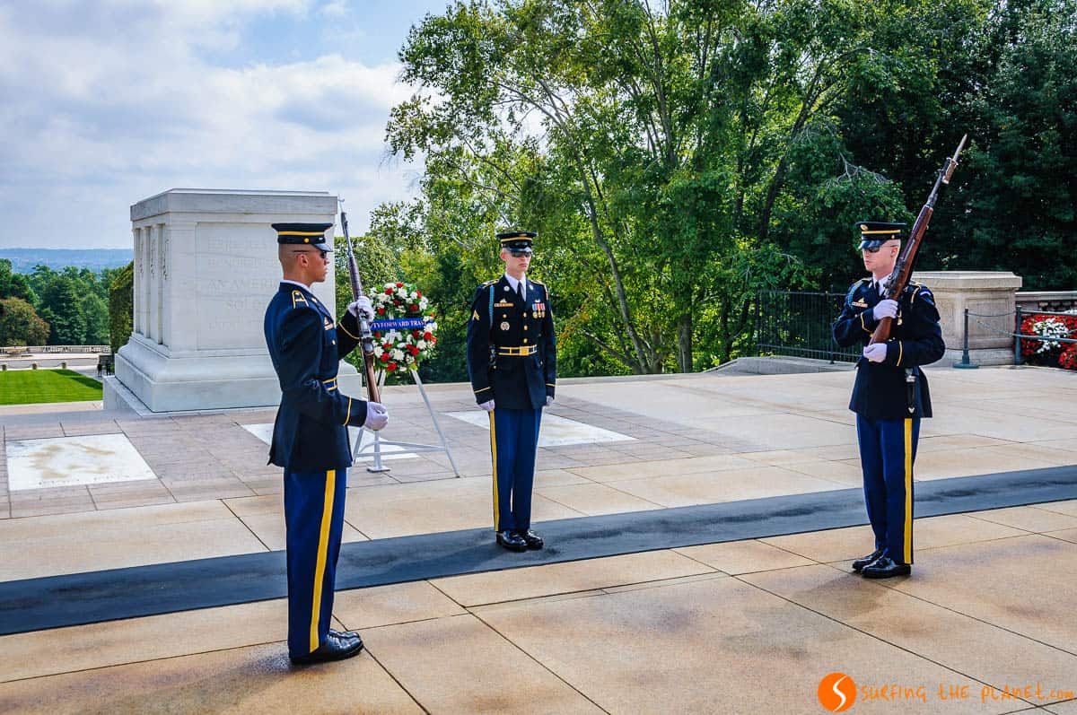 Cambio de guardia, Cementerio de Arlington, Washington DC, Estados Unidos | Qué visitar en Washington en 2 días Cambio de guardia, Cementerio de Arlington, Washington DC, Estados Unidos | Qué visitar en Washington en 2 días