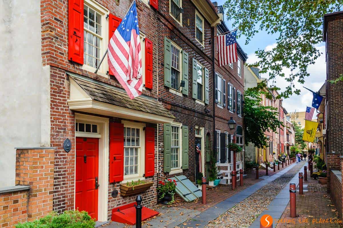 Elfreth Alley, Filadelfia, Estados Unidos | 2 semanas en la Costa Este