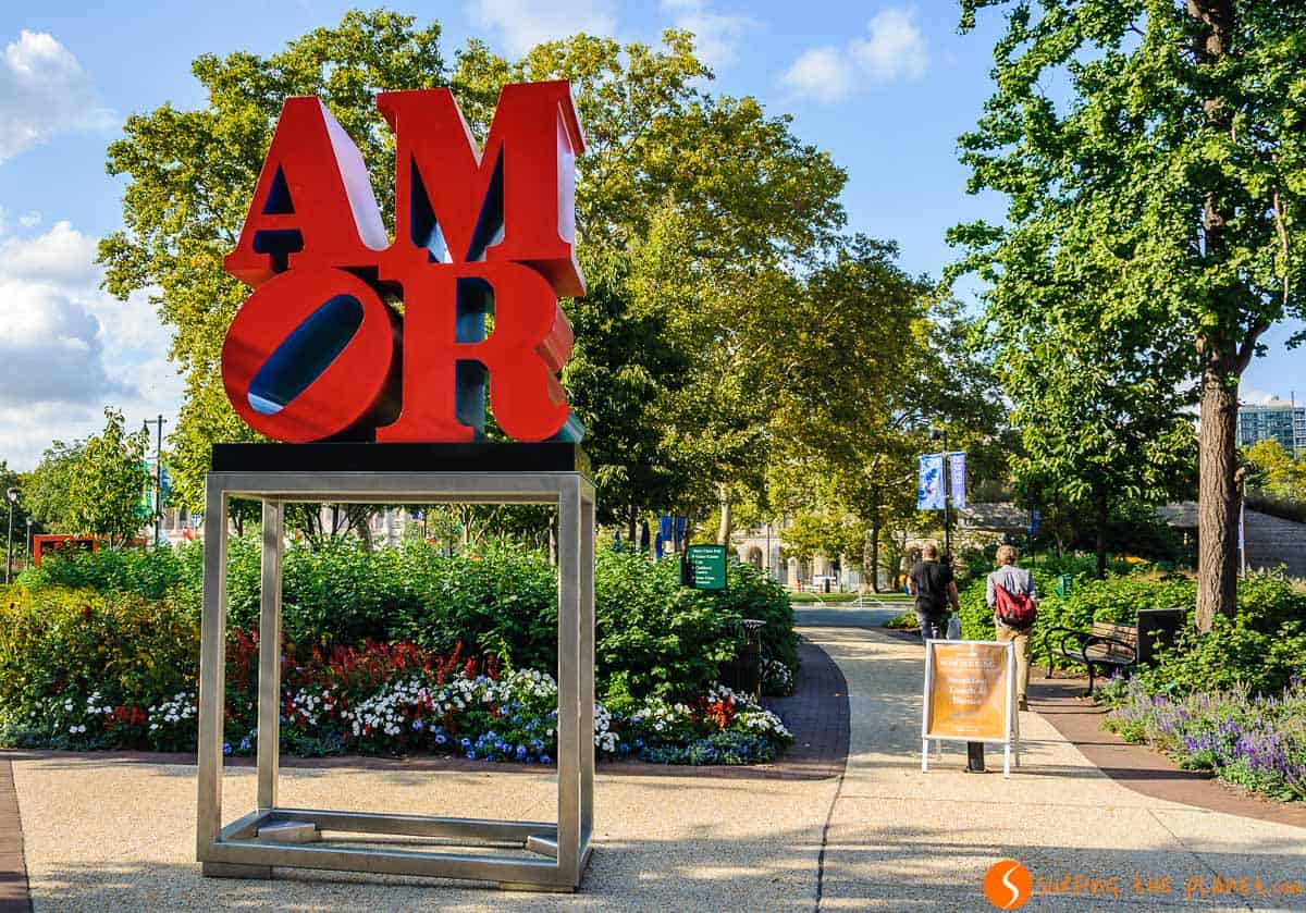 Escultura de Amor, Filadelfia, Estados Unidos Escultura de Amor, Filadelfia, Estados Unidos