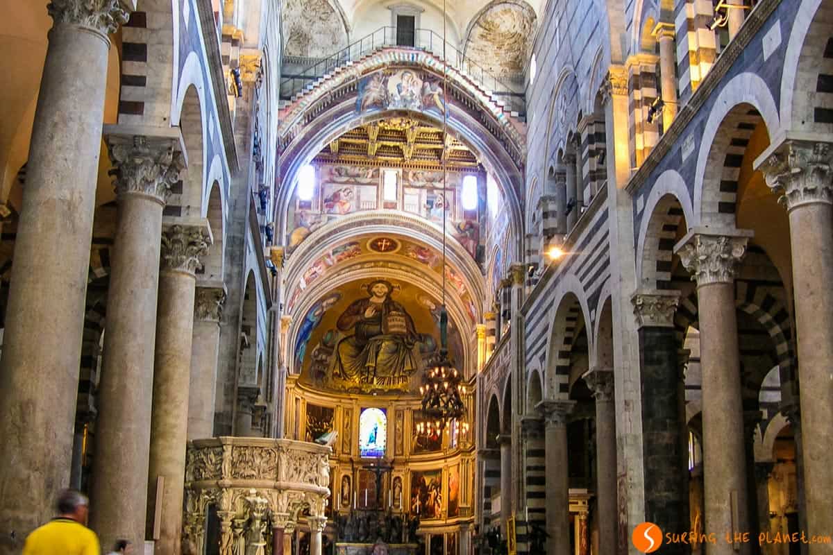 Interior de la Catedral, Plaza de los Milagros, Pisa, Italia | Qué ver y hacer en Pisa en 1 día Interior de la Catedral, Plaza de los Milagros, Pisa, Italia | Qué ver y hacer en Pisa en 1 día