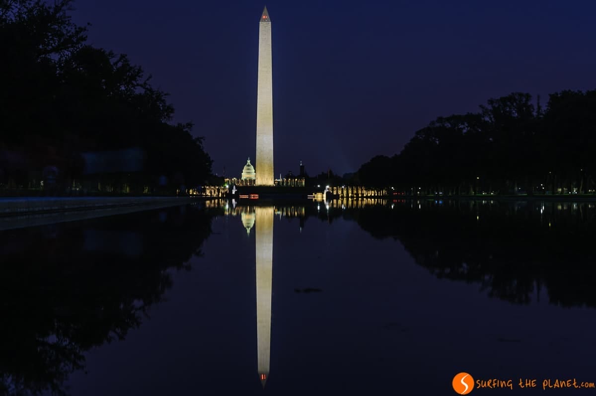 Luces nocturnas, Washington DC, Estados Unidos Luces nocturnas, Washington DC, Estados Unidos
