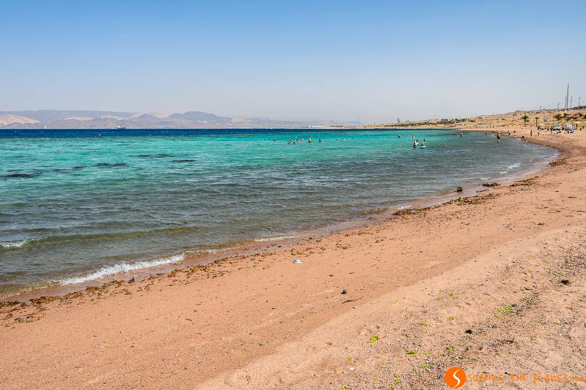 Playa del Mar Rojo, Aqaba, Jordania Playa del Mar Rojo, Aqaba, Jordania