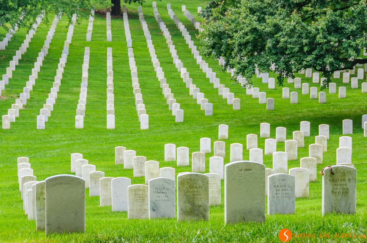 Tumbas blancas, Cementerio de Arlington, Washington DC | Viajar por la Costa Este de Estados Unidos