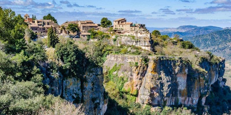 Vista exterior de Siurana de Prades, Cataluña