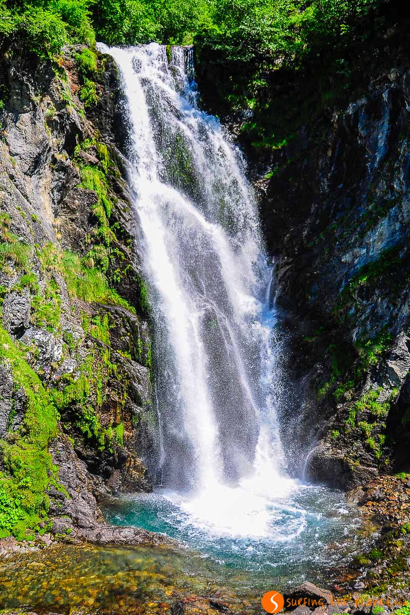 Cascada, Vall d'Aran, Cataluña Cascada, Vall d'Aran, Cataluña