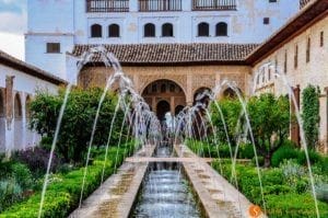 Jardines de Generalife, Granada, España
