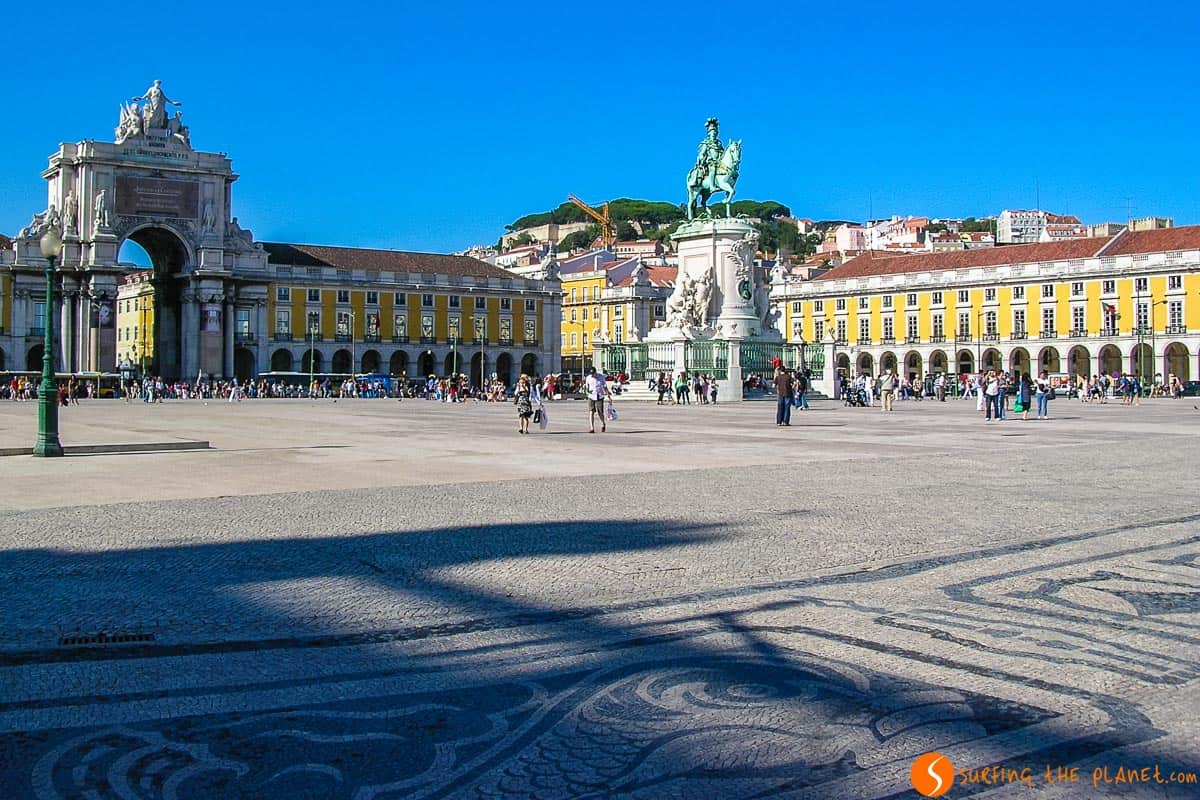 Main square, Lisbon, Portugal Main square, Lisbon, Portugal