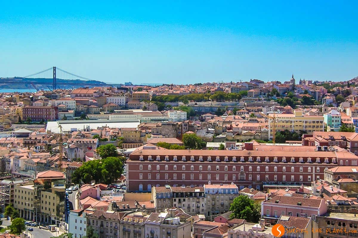 Vista aerea, Lisbona, Portogallo | Cosa fare a Lisbona in 4 giorni Vista aerea, Lisbona, Portogallo | Cosa fare a Lisbona in 4 giorni