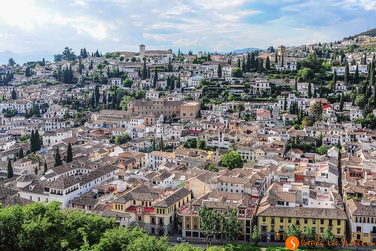 Vista dell'Albayzín e dell'Alhambra, Granada, Spagna | Cosa vedere a Granada in 1 giorno Vista dell'Albayzín e dell'Alhambra, Granada, Spagna | Cosa vedere a Granada in 1 giorno