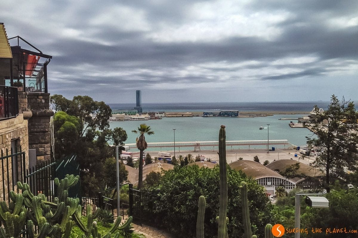 Vistas desde Jardines de Miramar, Cataluña, España Vistas desde Jardines de Miramar, Cataluña, España