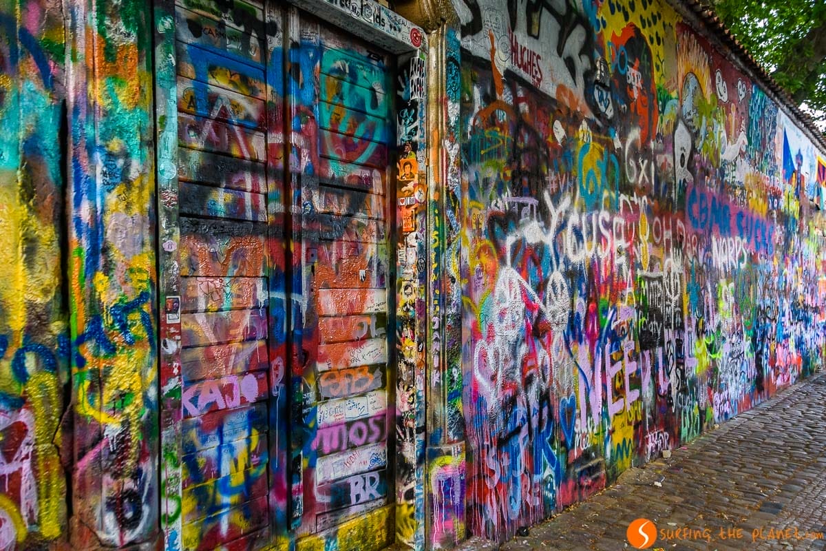 Muro de John Lennon, Praga, República Checa Muro de John Lennon, Praga, República Checa