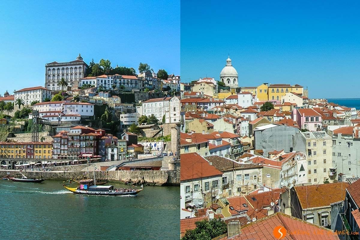 Travel to Porto or Lisbon