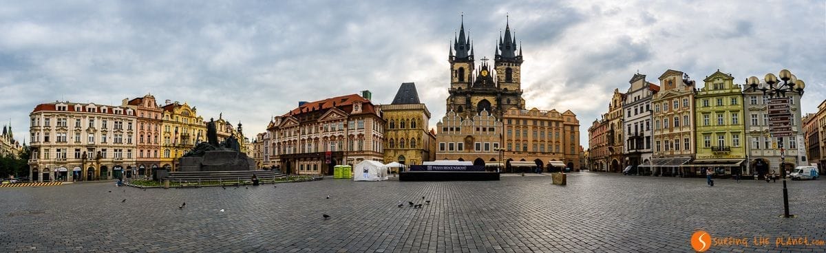 Vista panorámica, Plaza de Ciudad Vieja, Praga, República Checa | Que ver en Praga en 4 días Vista panorámica, Plaza de Ciudad Vieja, Praga, República Checa | Que ver en Praga en 4 días
