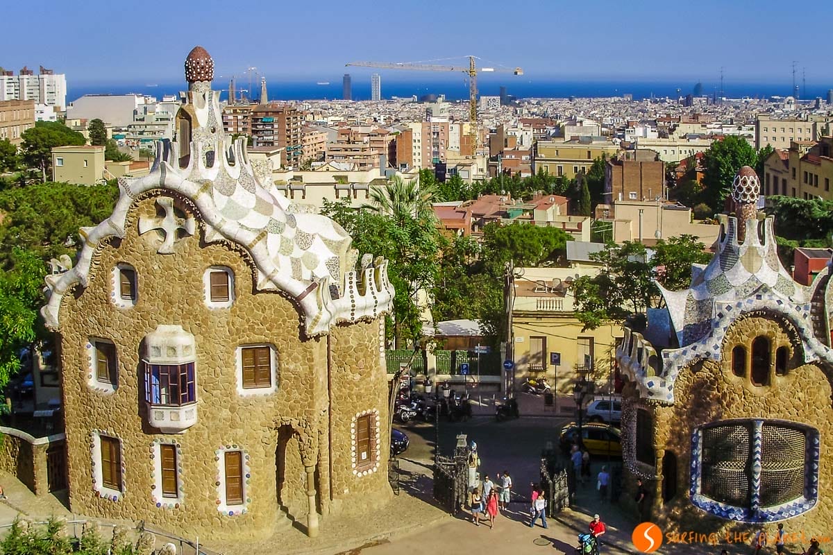Vistas desde el Parque Güell, Barcelona, Cataluña, España | Que hacer en Barcelona en 4 días Vistas desde el Parque Güell, Barcelona, Cataluña, España | Que hacer en Barcelona en 4 días