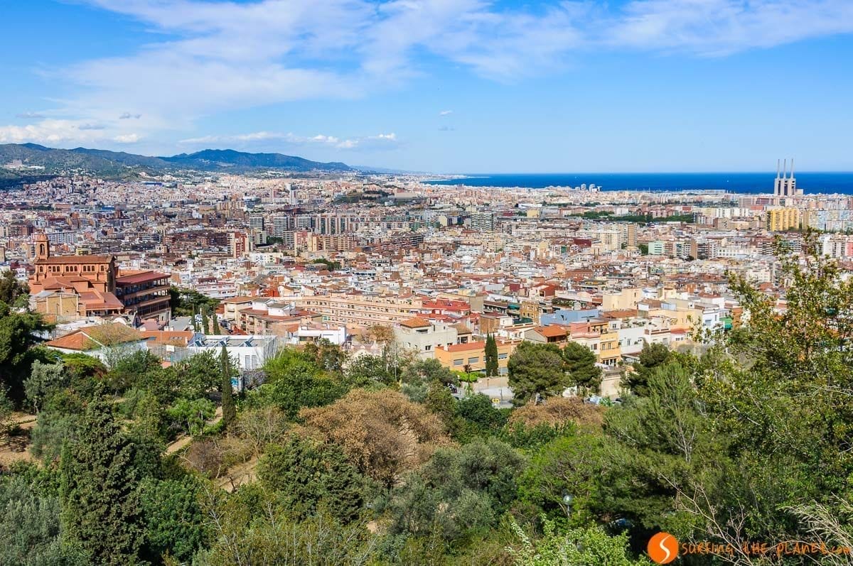 Vistas desde el Parque del Guinardó, Miradores de Barcelona, Cataluña, España | Las mejores vistas de Barcelona Vistas desde el Parque del Guinardó, Miradores de Barcelona, Cataluña, España | Las mejores vistas de Barcelona