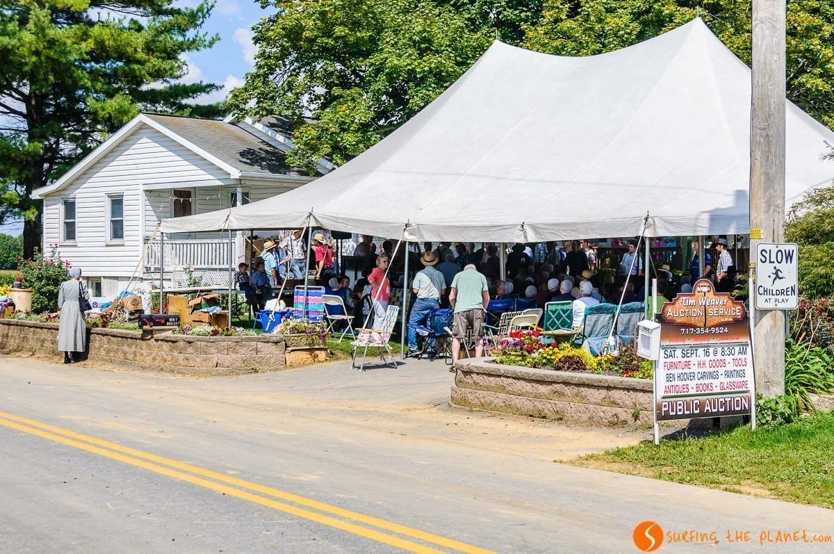 Subasta, Territorio Amish, Pennsylvania, Estados Unidos Subasta, Territorio Amish, Pennsylvania, Estados Unidos