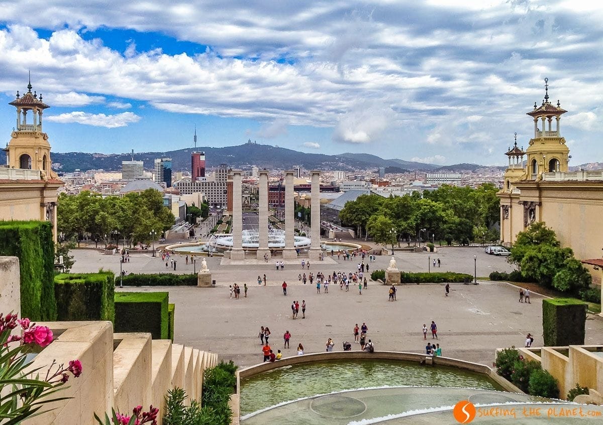 Vistas desde la Terraza del MNAC, Cataluña, España | Que hacer en Barcelona en 2 días Vistas desde la Terraza del MNAC, Cataluña, España | Que hacer en Barcelona en 2 días