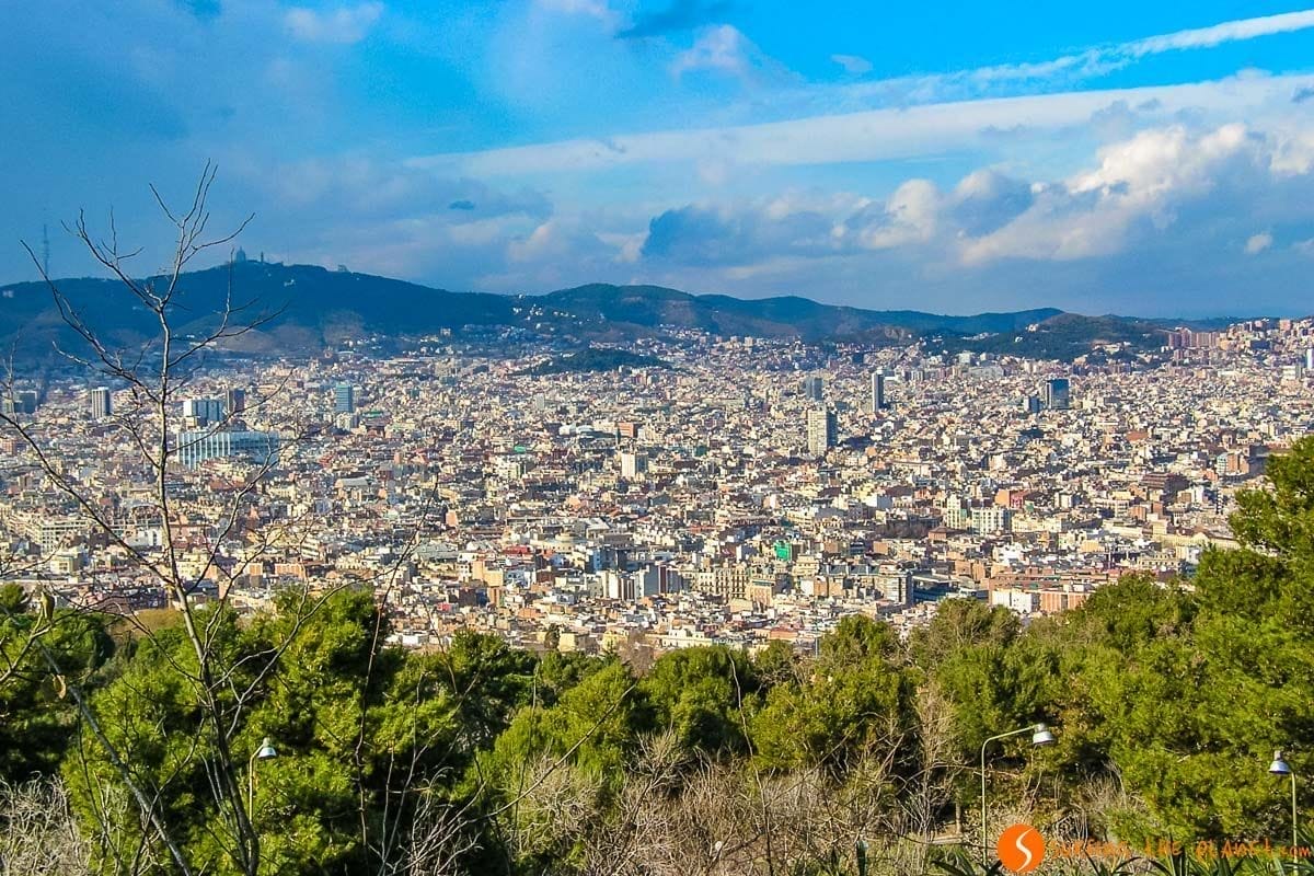 Vistas de la ciudad, Castillo de Montjuic, Barcelona, Cataluña, España | 4 días en Barcelona Vistas de la ciudad, Castillo de Montjuic, Barcelona, Cataluña, España | 4 días en Barcelona