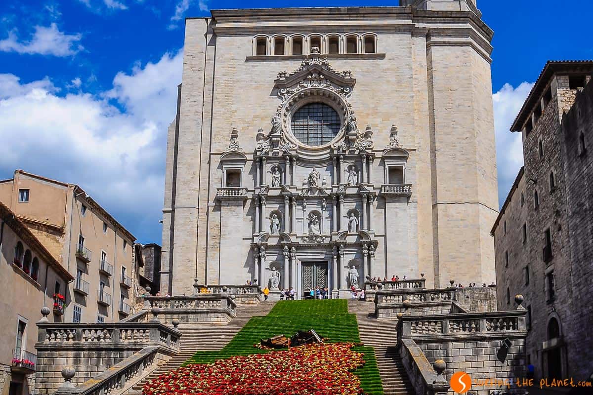 Escalera de La Catedral, Girona, Cataluña, España | Qué ver en Girona en 1 día