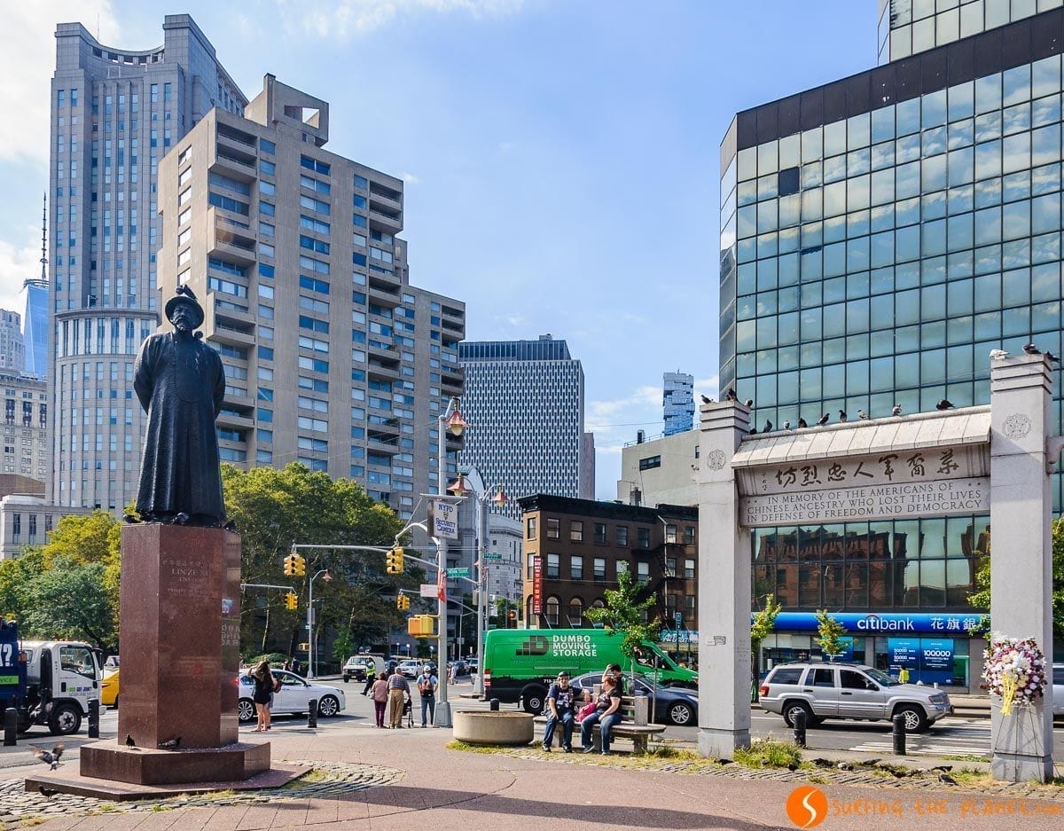 Chatham Square, Chinatown, Nueva York, Estados Unidos Chatham Square, Chinatown, Nueva York, Estados Unidos