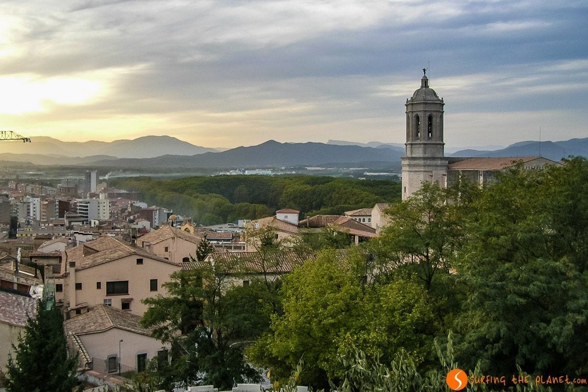 Vista desde Muralla, Girona, Cataluña, España | Qué visitar en Girona en 2 días