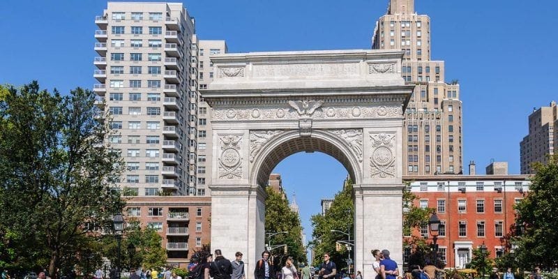 Arco, Washington Square Park, The Village, Nueva York, Estados Unidos