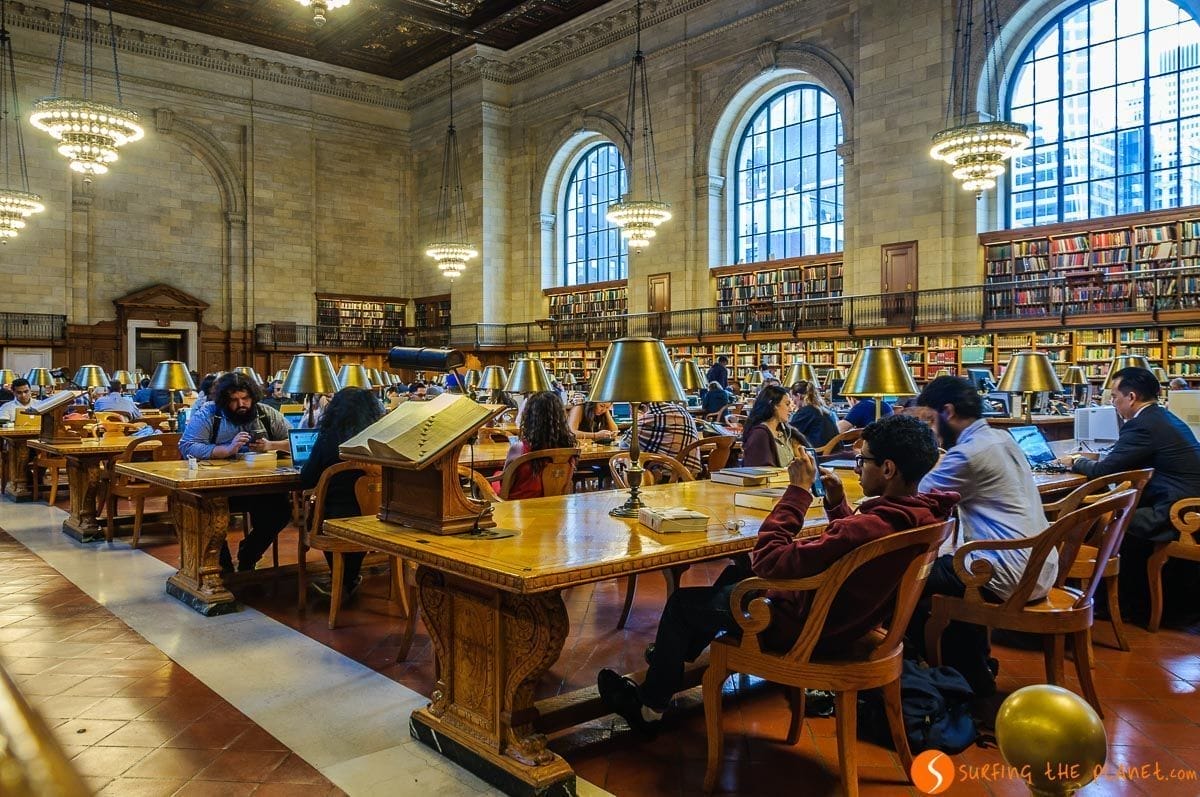 Rose Mean Reading Room, Biblioteca Pública, Midtown, Nueva York, Estados Unidos