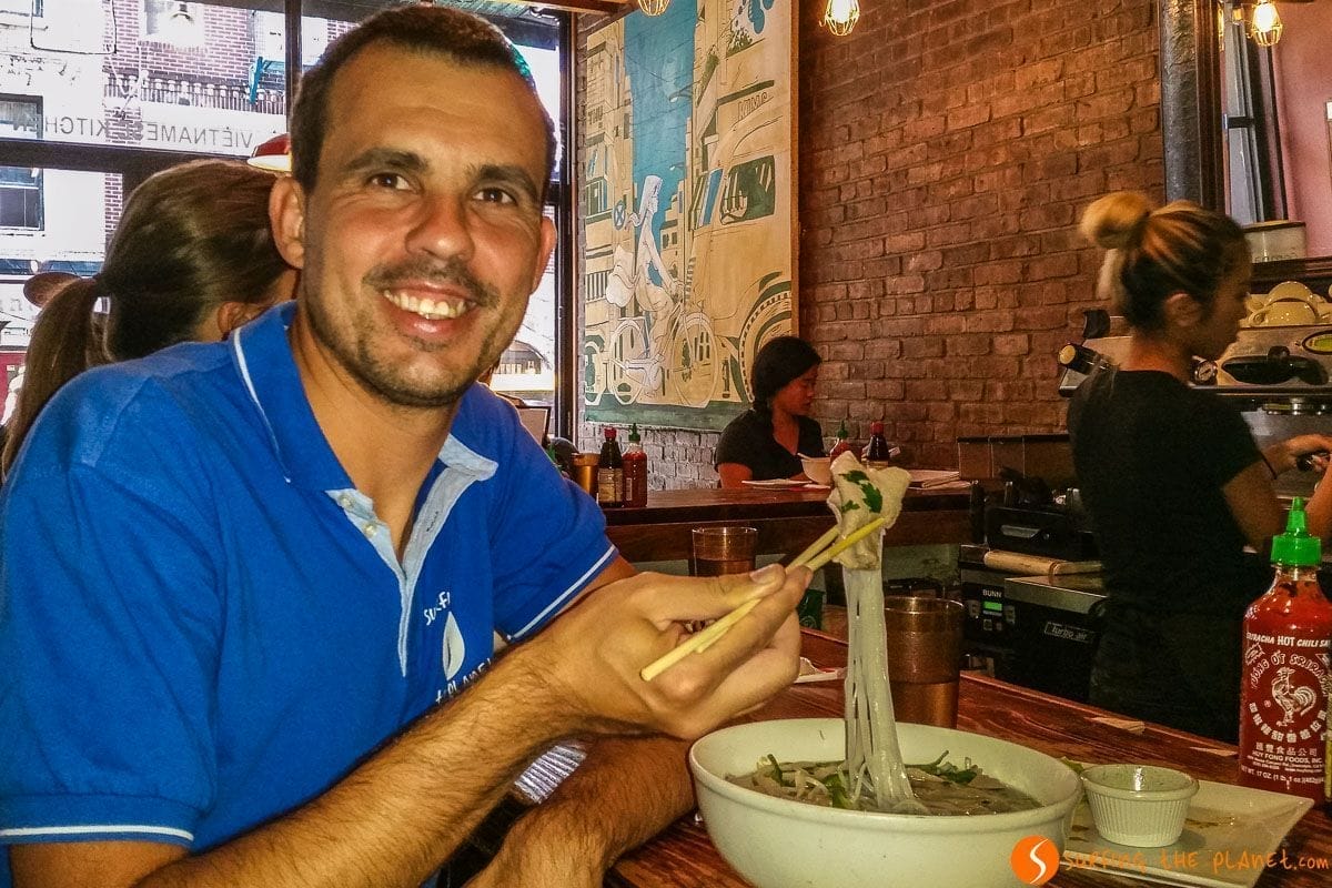 Pho, Shaigon Shack, Músicos, West Village, Nueva York, Estados Unidos Pho, Shaigon Shack, Músicos, West Village, Nueva York, Estados Unidos