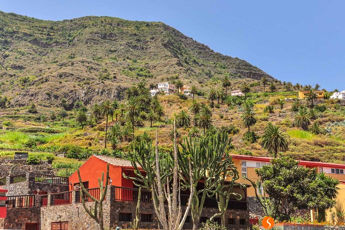 Valle de la Hermigua, La Gomera, Canarias, España Valle de la Hermigua, La Gomera, Canarias, España