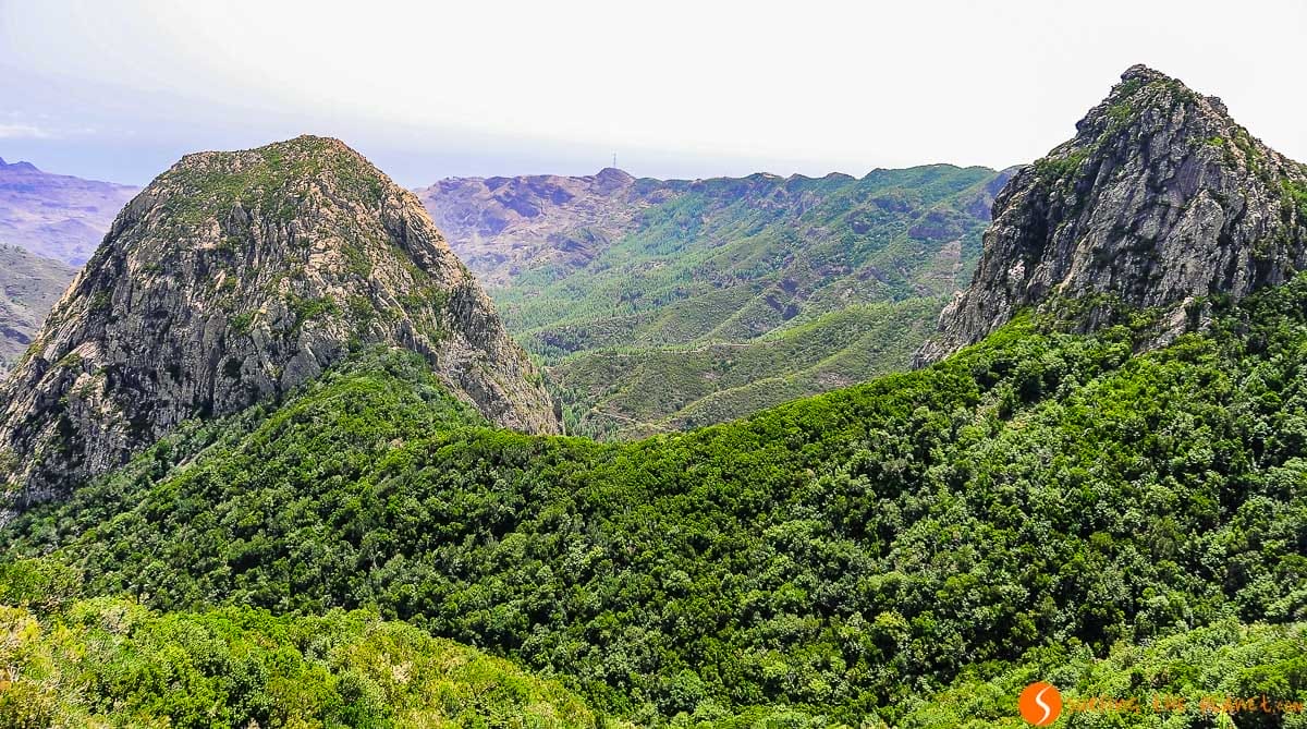 Vistas, Parque Nacional de Garajonay, La Gomera, Canarias, España Vistas, Parque Nacional de Garajonay, La Gomera, Canarias, España
