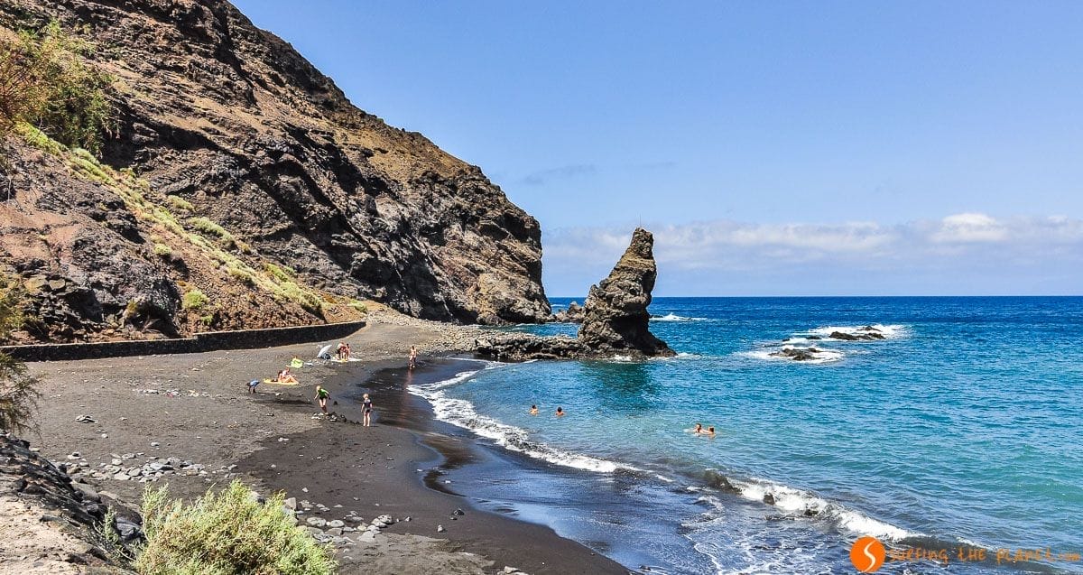 Playa de la Caleta, La Gomera, Islas Canarias, España Playa de la Caleta, La Gomera, Islas Canarias, España