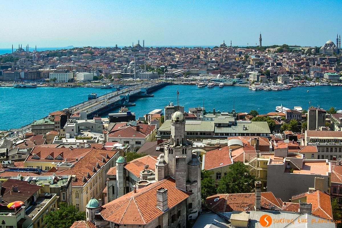 Vistas desde la Torre Gálata, Estambul, Turquía | Qué hacer en Estambul en 4 días Vistas desde la Torre Gálata, Estambul, Turquía | Qué hacer en Estambul en 4 días