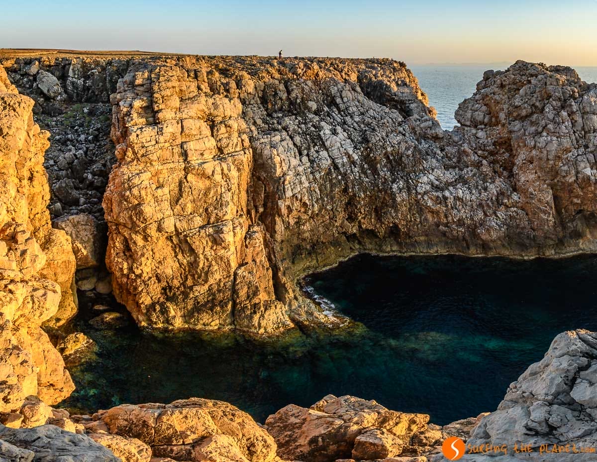 Bufador cerca del Faro de Punta Nati, Menorca, España | Los 7 faros de Menorca