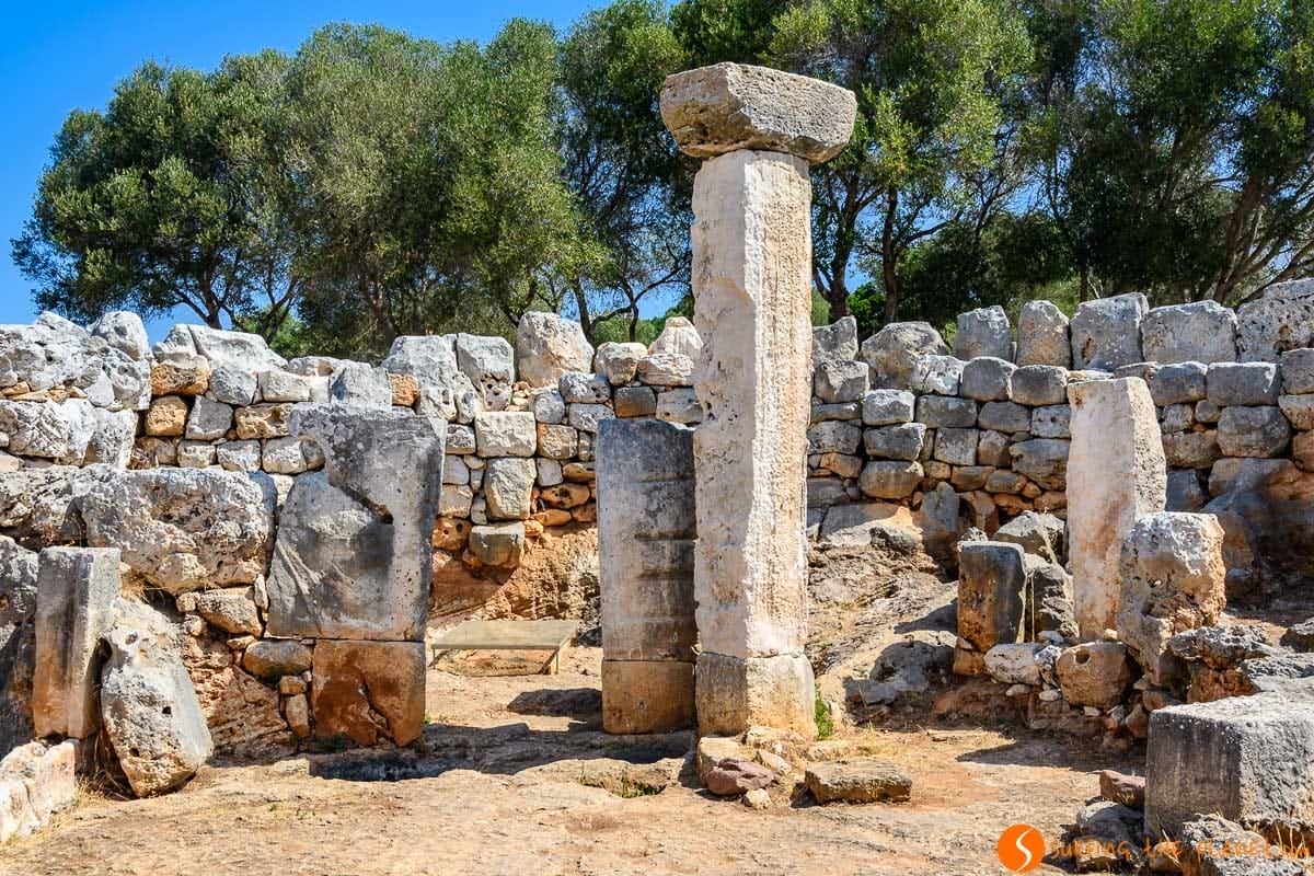 Taula en Torre d'en Galmés, Menorca, España