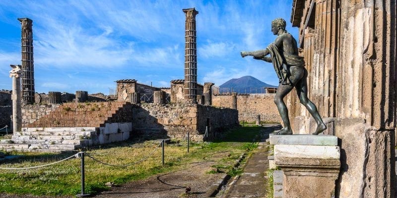 Templo de Apolo, Pompeya cerca de Nápoles, Italia