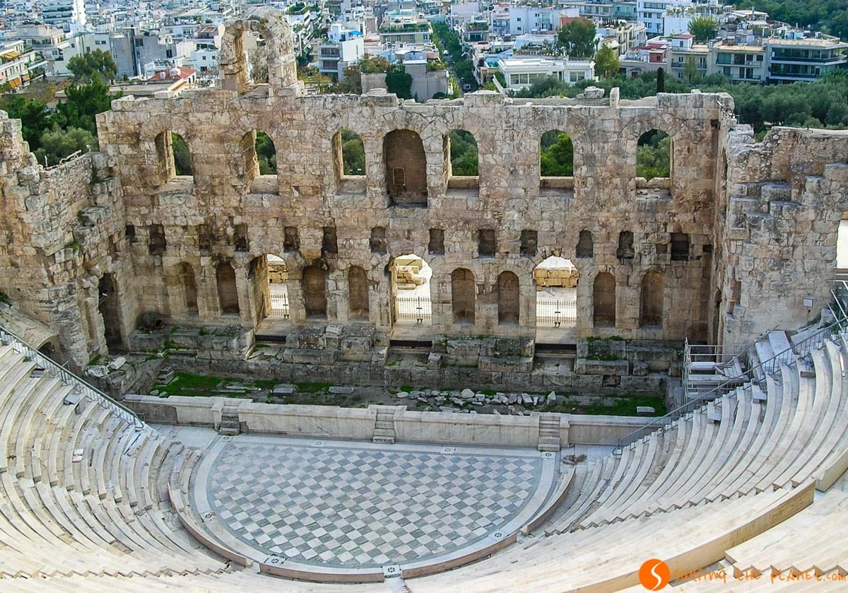 Odeón de Herodes Ático, La Acrópolis, Atenas, Grecia | 3 días en Atenas Odeón de Herodes Ático, La Acrópolis, Atenas, Grecia | 3 días en Atenas