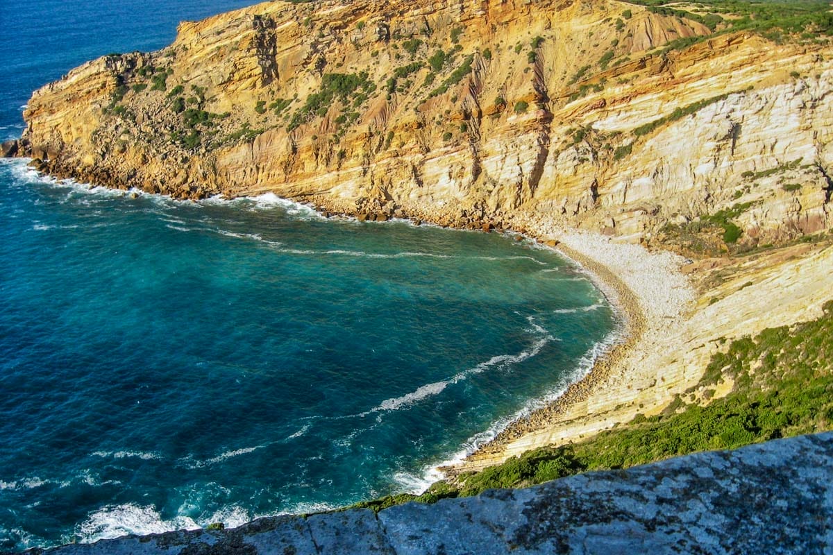 Playa en Sesimbra, Parque Natural de Arrábida, Portugal