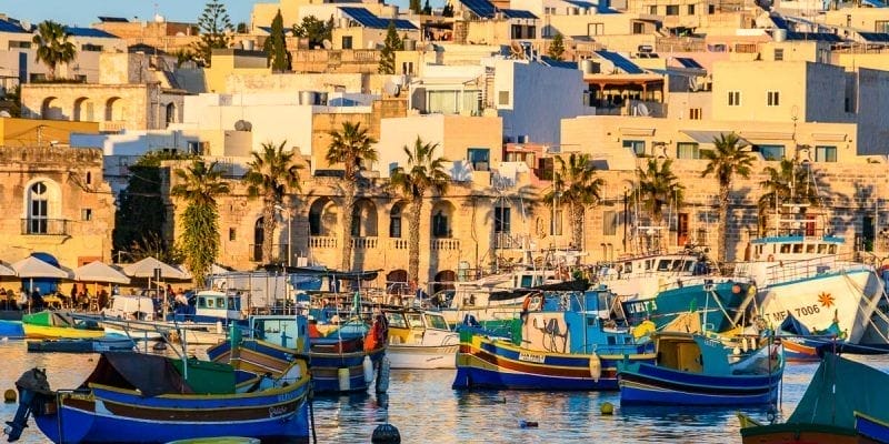 Que ver en Malta | Barcos al atardecer, Marsaxlokk, Malta