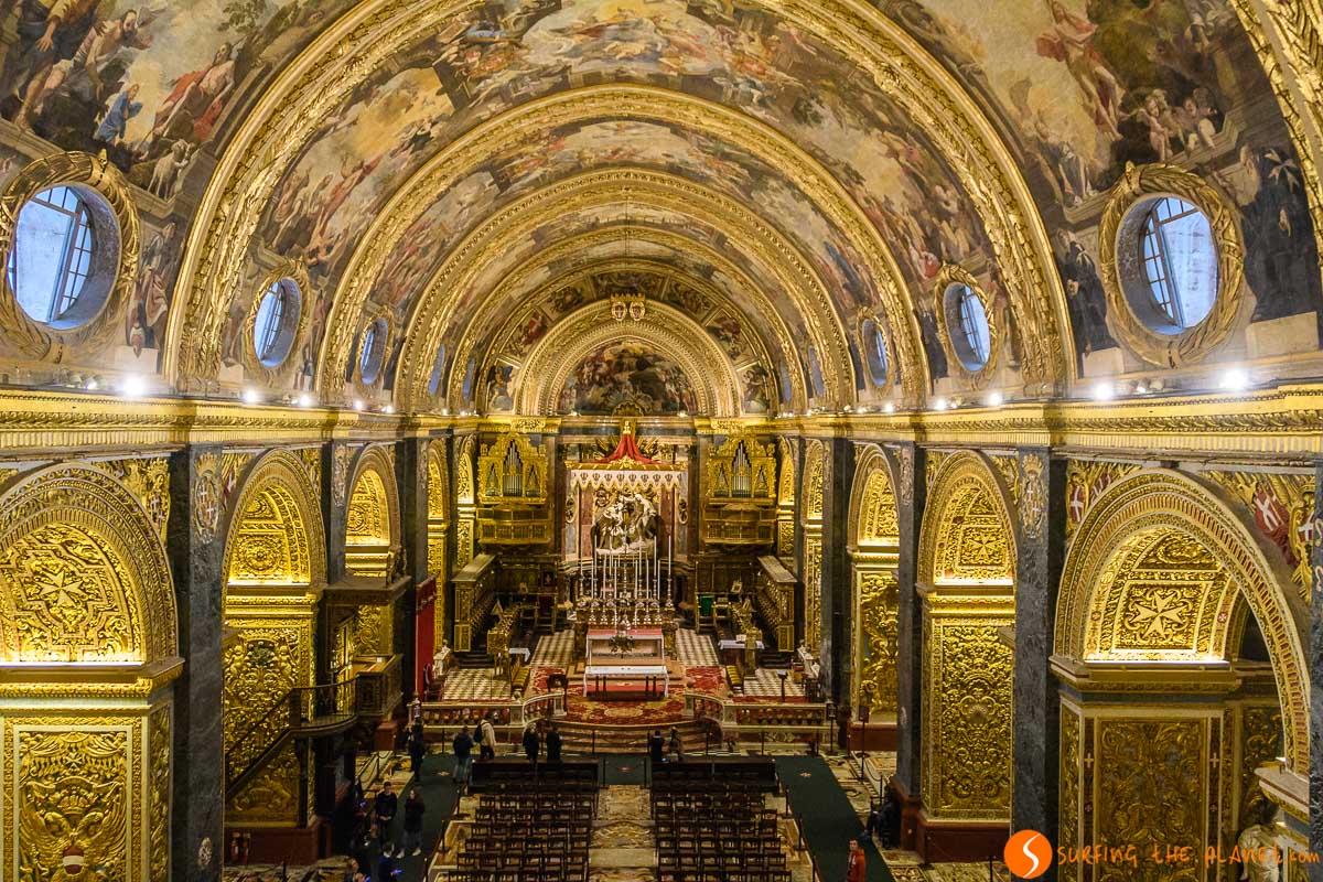 Interior de Concatedral de San Juan, La Valeta, Malta | Que ver en Malta en 3 días Interior de Concatedral de San Juan, La Valeta, Malta | Que ver en Malta en 3 días