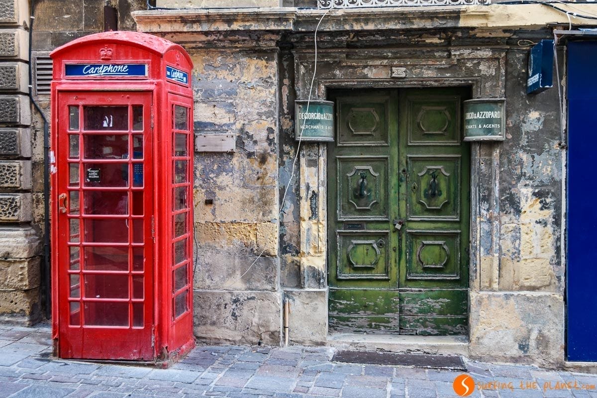 Cabina telefónica, La Valeta, Malta | Que ver en Malta en 3 días Cabina telefónica, La Valeta, Malta | Que ver en Malta en 3 días