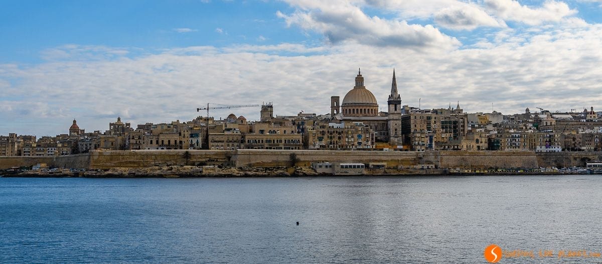 Panorama de La Valeta desde Sliema, Malta | Que visitar en Malta Panorama de La Valeta desde Sliema, Malta | Que visitar en Malta