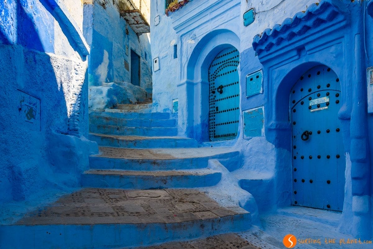 Strada blu, Chefchaouen, Marocco | Cosa fare da Fès Strada blu, Chefchaouen, Marocco | Cosa fare da Fès