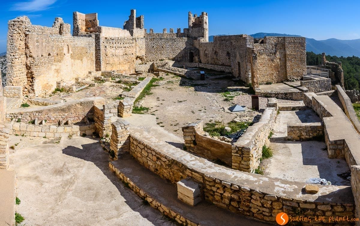 Interior del Castillo de Xivert, Provincia de Castellón, Comunidad Valenciana Interior del Castillo de Xivert, Provincia de Castellón, Comunidad Valenciana