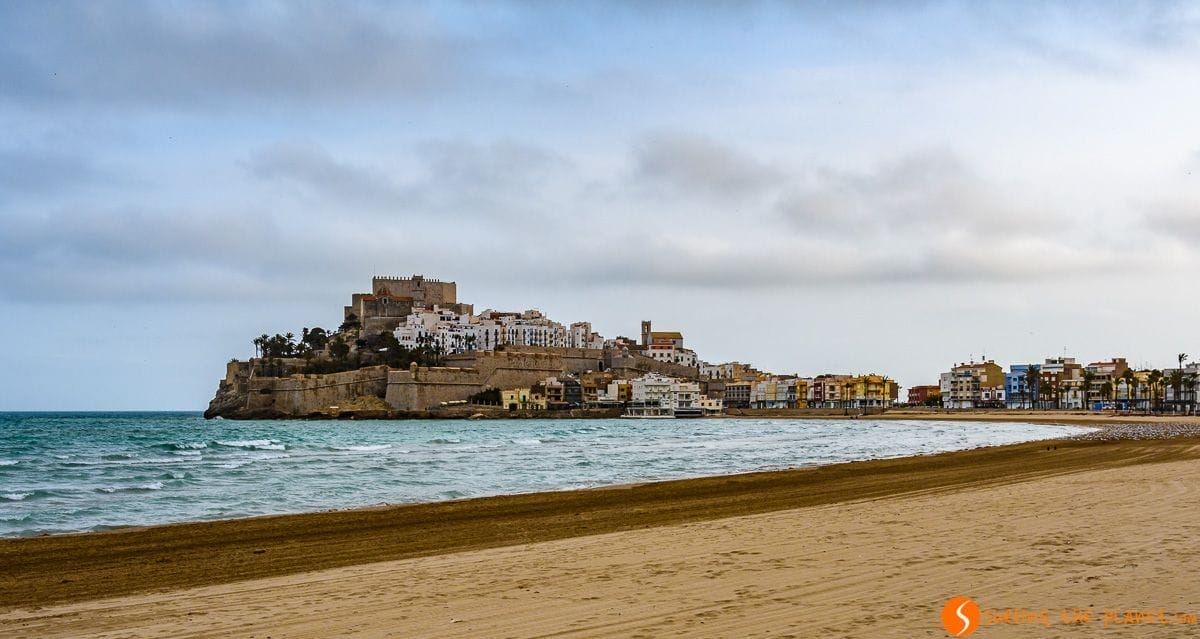 Vista panorámica, Peñíscola, Provincia de Castellón, Comunidad Valenciana, España Vista panorámica, Peñíscola, Provincia de Castellón, Comunidad Valenciana, España