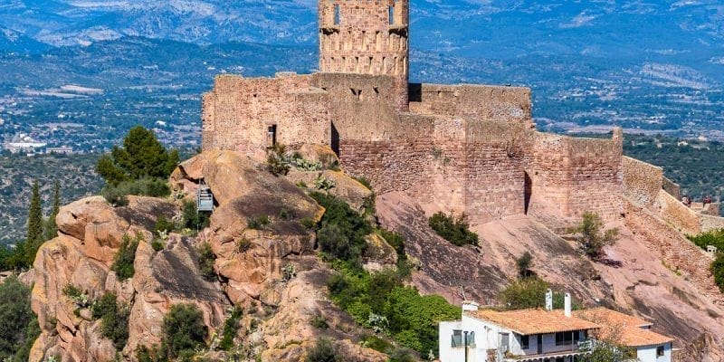 Pueblos bonitos de Castellón | Vista panorámica, Castillo de Vilafamés, Provincia de Castellón, Comunidad Valenciana