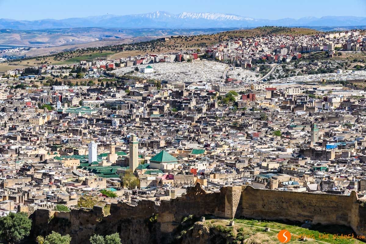 Vistas panorámicas, Fez, Marruecos Vistas panorámicas, Fez, Marruecos