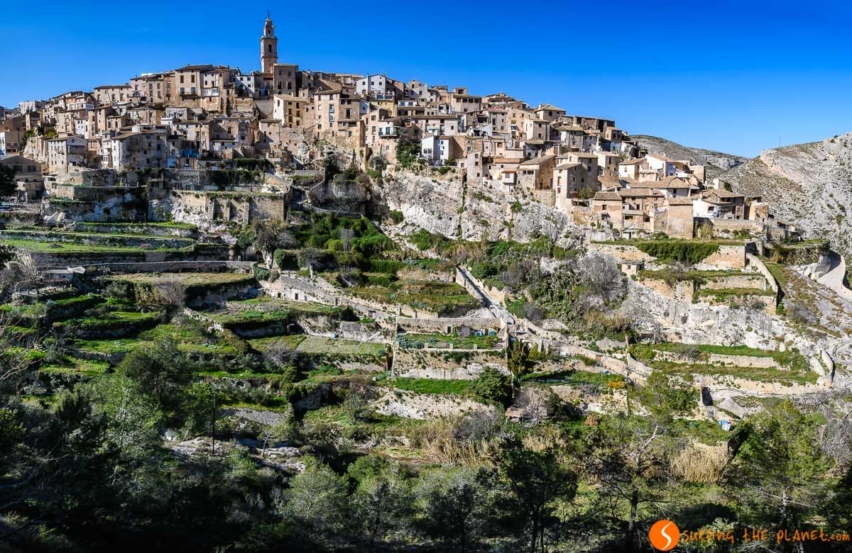 Vista panorámica, Bocairent, Provincia de Valencia, Comunidad Valenciana Vista panorámica, Bocairent, Provincia de Valencia, Comunidad Valenciana