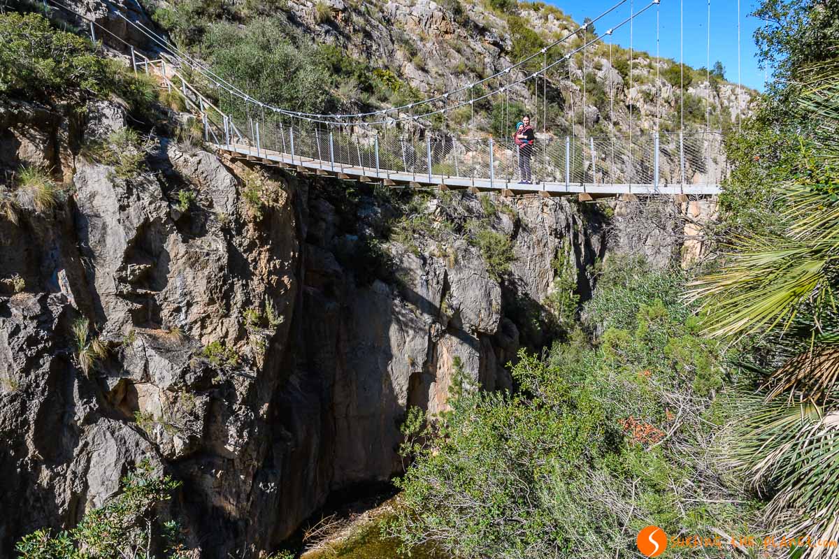 Ruta de los Puentes Colgantes, Chulilla, Provincia de Valencia, Comunidad Valenciana Ruta de los Puentes Colgantes, Chulilla, Provincia de Valencia, Comunidad Valenciana